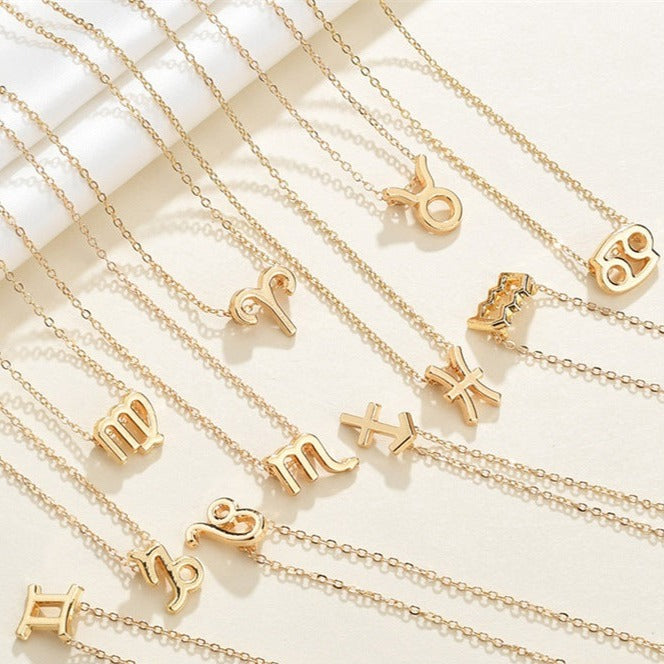 Celestique Anhänger mit Sternzeichen | Gold